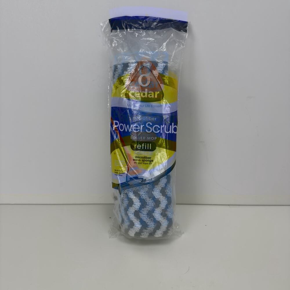 O-Cedar Power Scrub Sponge Mop Refill Replacement Power Scrub Mop Refill